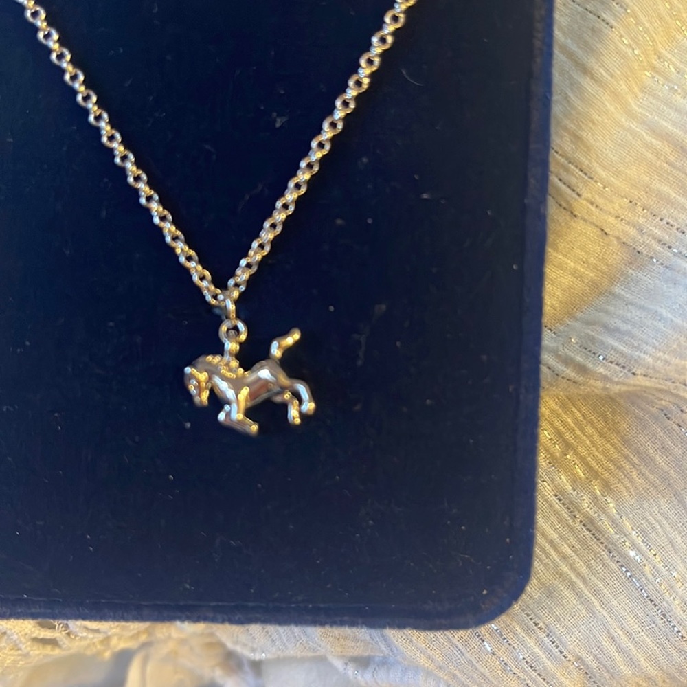 Montana silversmiths necklace horse mustang pendant new retail $30